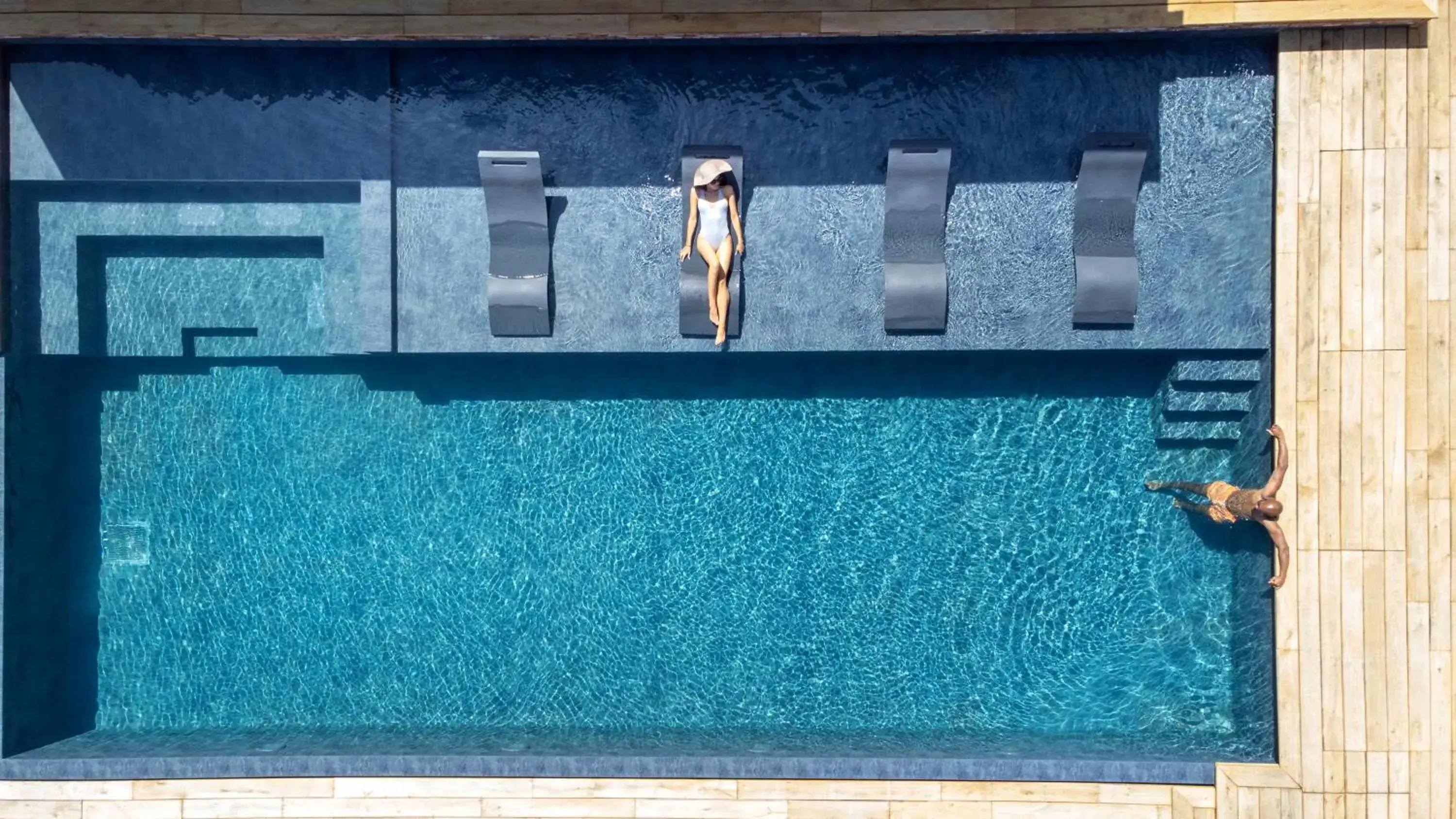 Swimming pool in Les Regalia Hôtel & Spa
